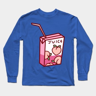 Peach Juice Box Long Sleeve T-Shirt